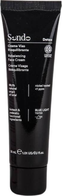 Veido kremas Sendo Detox Rebalancing, 30 ml