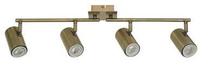 Valgusti lagi Searchlight Meteor 61067-4AB, GU10, 4 x 10 W, messing v / messing v.