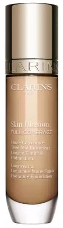Skystas makiažo pagrindas Clarins Skin Illusion Full Coverage, 108w, 30 ml