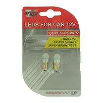 Automobilio lemputė T4W BA9S, led, balta sp., 12 V
