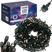 Lempučių girlianda Springos CL1500, 91.5 m, šiltai balta sp., 1500 LED