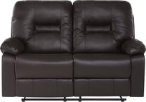 Sofa-reklaineris Beliani Bergen, ruda sp., 73 x 146 cm x 101 cm