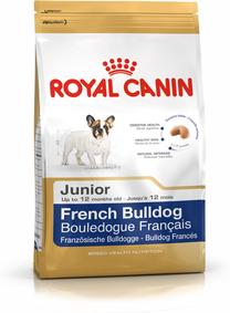 Sausas šunų maistas Royal Canin Bulldog French Puppy, vištiena/kiauliena, 3 kg