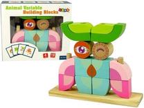 Деревянный кирпич Lean Toys 3D Owl