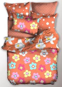 Gultas veļas komplekts DecoKing Basic, daudzkrāsaina, 80 x 80 cm, 200 x 220 cm