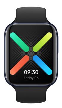 Viedais pulkstenis Oppo Watch 46mm NFC, melns krās.