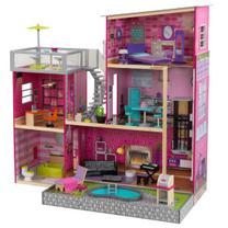 Кукольный домик Kidkraft Uptown Dollhouse 65833, многоцветный