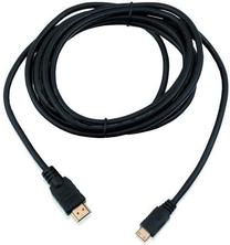 Vads iBOX HDMI 19 pin male, Mini HDMI male, 3 m, melna krās.