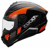 Motocikla ķivere Axxis Draken WIND B4, L (59-60 cm), melna krās./oranža krās./pelēka krās.