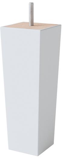 Мебельная ножка Sleepwell Leg Cone, 6.5 см x 6.5 см, 18 см, белый цв.