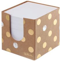Märkmepaber Herlitz Pure Glam Note Cube Box 50021819, 9 cm x 9 cm, 700 tk, valge v.