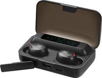 Belaidės ausinės Sandberg Bluetooth Earbuds + Powerbank 126-38, juoda sp.