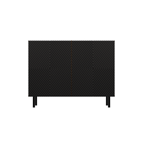 Komoda Kama KAMA 2K, juoda sp./smėlio sp., 78 cm x 100 cm x 40 cm