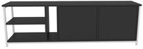 ТВ стол Kalune Design Primrose, антрацитовый цв./белый цв., 35.3 см x 160 см x 50.8 см