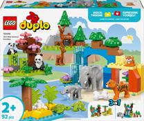 Konstruktorius LEGO® Duplo 3in1 Laukinių gyvūnų šeimos "trys viename" 10446, 92 vnt.