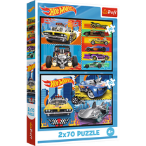 Пазл 2in1 Trefl Hot Wheels Toy Cars, 18 см x 27.5 см, 140 шт., многоцветный