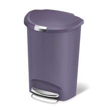 Šiukšliadėžė Simplehuman Semi Round CW1379, violetinė sp./(spalva/dizainas parenkami atsitiktine tvarka), 50 l, 67.3 cm x 48 cm