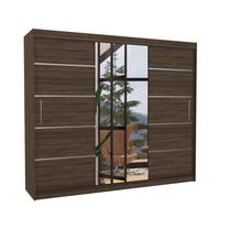 Spinta ADRK Salto 250, ruda sp., 58 cm x 250 cm x 215 cm, su veidrodžiu