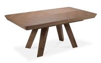 Stalas išskleidžiamas Micadoni Home Sally, tamsiai ruda sp., 180 - 380 cm x 100 cm x 76 cm