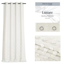 Дневной занавес AmeliaHome Lunare, кремовый цв., 140 см x 270 см