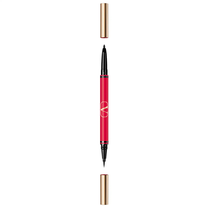 Acu zīmulis Valentino Twin Liner Double-Ended Gel, 8 g, black & rosso krās. 02