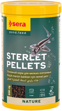 Maistas žuvims Sera Sterlet Pellets, 0.65 kg