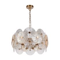 Valgusti rippuv Maytoni Modern MOD007PL-08G, E14, 8 x 40 W, läbipaistev v. / kuldne v.