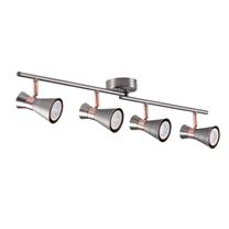 Lampa griesti Kanlux Mileno 29119, GU10, 4 x 10 W, pelēka krās. / pelēka krās.