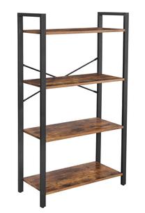 Pastatoma lentyna Songmics Vasagle Alinru ULLS60BX, ruda sp./juoda sp., 120 cm x 30 cm x 66 cm