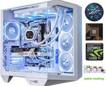 Stacionarus kompiuteris Mdata AMD Ryzen 5 9600X, 2 TB, DDR5 64 GB, SSD+HDD 1 TB 1 TB, Nvidia GeForce RTX4060Ti 8 GB Gaming ArcticX