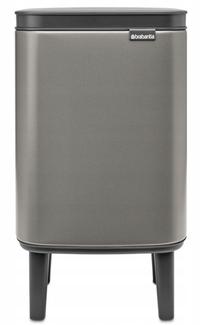 Šiukšliadėžė Brabantia Bo Hi Platinum 227127, pilka sp., 4 l, 36 cm x 20 cm