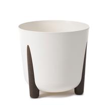 Puķu pods Lamela Frida 229-74, plastmasa, Ø 30 cm, krēmkrāsa