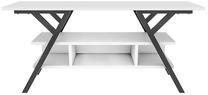 ТВ стол Kalune Design Minerva, белый цв./черный цв., 35 см x 120 см x 55 см