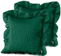 Pagalvės užvalkalas AmeliaHome Tilia, žalia, 45 cm x 45 cm, 2 vnt.