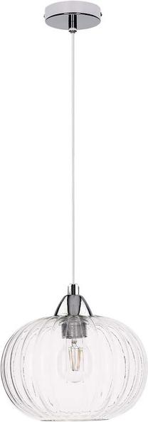 Valgusti rippuv Universe 6636, E27, 1 x 60 W, läbipaistev v. / kroom v.