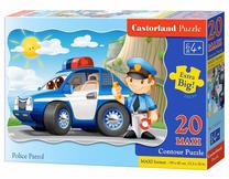 Пазл Castorland Police Patrol 02252, 59 см x 40 см, 20 шт., многоцветный