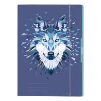 Kummiga kaust Herlitz Wild Animals Lynx, A4 Sinine v.