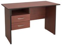 Rakstāmgalds ar atvilktnēm DaVita Rubin 41.42, 120 cm x 60 cm, 75 cm, valriekstu krās.