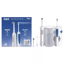 Dantų šepetėlio ir irigatoriaus komplektas Oral-B PRO1 & OxyJet, mėlyna sp./balta sp.
