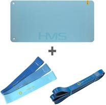 Fitnesa komplekts HMS Exercise Set 17-33-157, zila krās., 120 cm x 60 cm x 2 cm