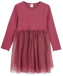 Kleita, klasisks ziema/pavasaris/rudens, meitenēm Cool Club CCG2711764, bordo krās., 110 cm