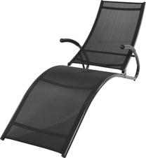Lauko gultas X82100030, juoda sp., 59 cm x 174 cm x 69 - 87 cm