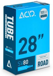 Dviračių padangų kamera ACID Road TUBE217, guma, juoda sp., 28"