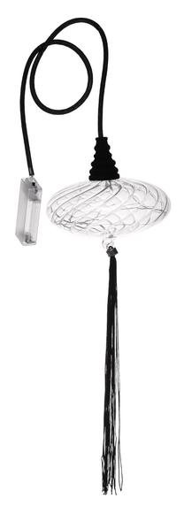 Ziemassvētku rotājumi Miloo ar LED apgaismojumu, 11 cm, 15 cm, melna krās.