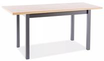 Stalas išskleidžiamas Adam 125, juoda sp./rusva sp., 90 - 125 cm x 65 cm x 75 cm