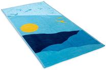 Paplūdimio rankšluostis DecoKing Ocean, mėlyna sp., 180 cm x 90 cm