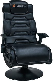Spēļu krēsls X Rocker Pro Gaming 4.1, melna krās.
