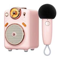 Belaidė kolonėlė Divoom Fairy Ok Retro Mini Karaoke rožinė sp., 100 W