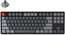 Klaviatūra Keychron K8 Blue, DE, juoda/oranžinė/pilka