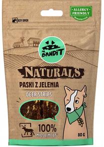 Skanėstas šunims Mr. Bandit Naturals Deer Stripes, elnių mėsa, 0.08 kg